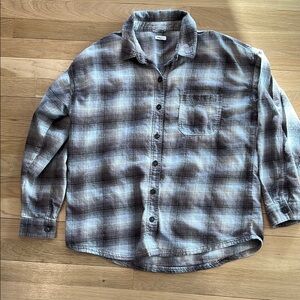 Garage Plaid Button Shirt, front pocket